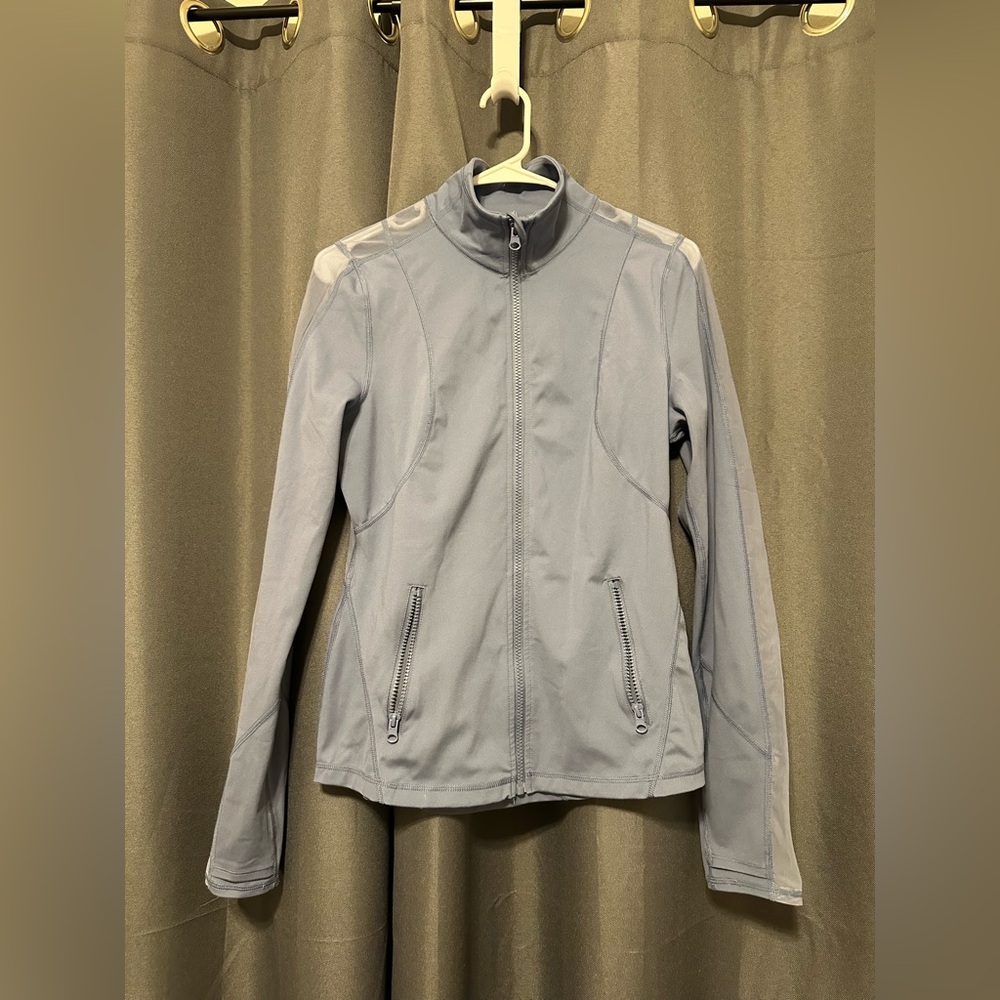90 Degree by Reflex Women's Full Zip Jacket with Mesh Detail Stonewash